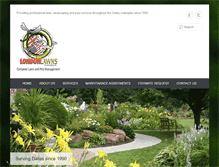 Tablet Screenshot of londonlawns.com